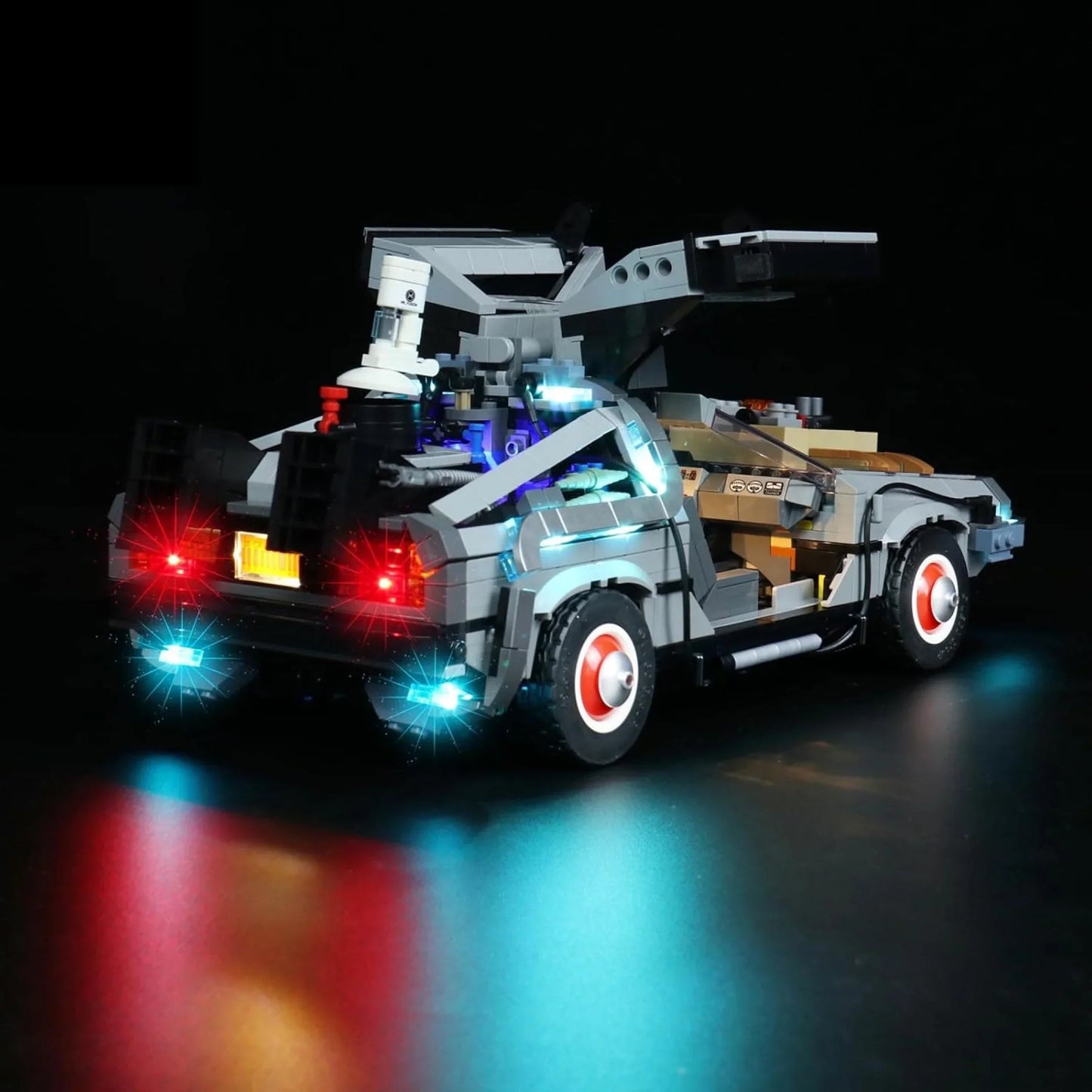 Iluminação para o DMC De Lorean do "De Volta para o Futuro"