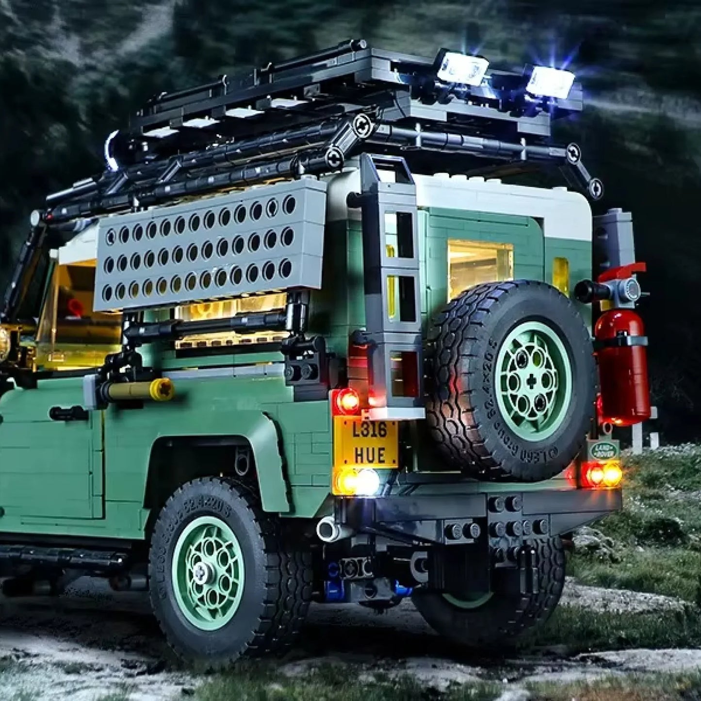 Iluminação para a Land Rover Defender 90