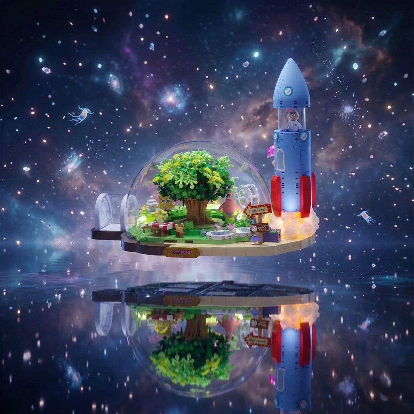 Bob Esponja - Cúpula da Sandy (1200 peças)