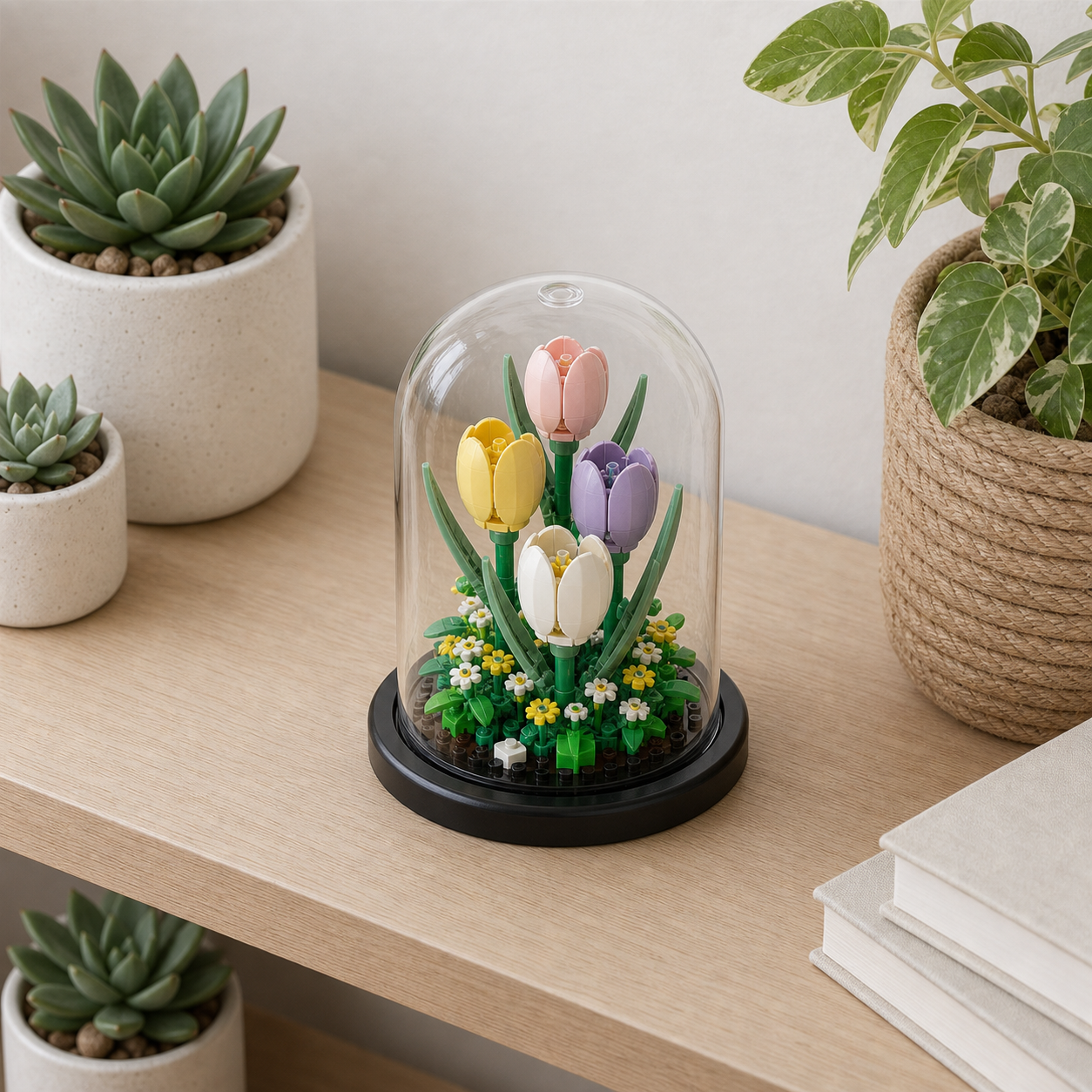 tulipas-pastel-sob-cupula-20260527-140934-11 prateleira botanica minimalista