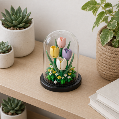 tulipas-pastel-sob-cupula-20260527-140934-11 prateleira botanica minimalista