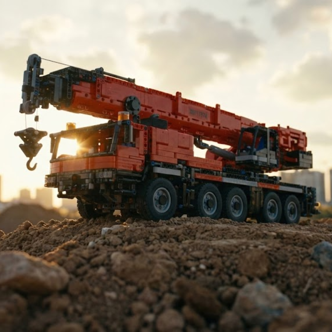 Guindaste Móvel LTM 1110 Vermelho (3218 peças)