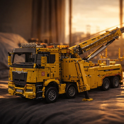 Caminhão Guincho MAN TGS Amarelo (4.883 peças)