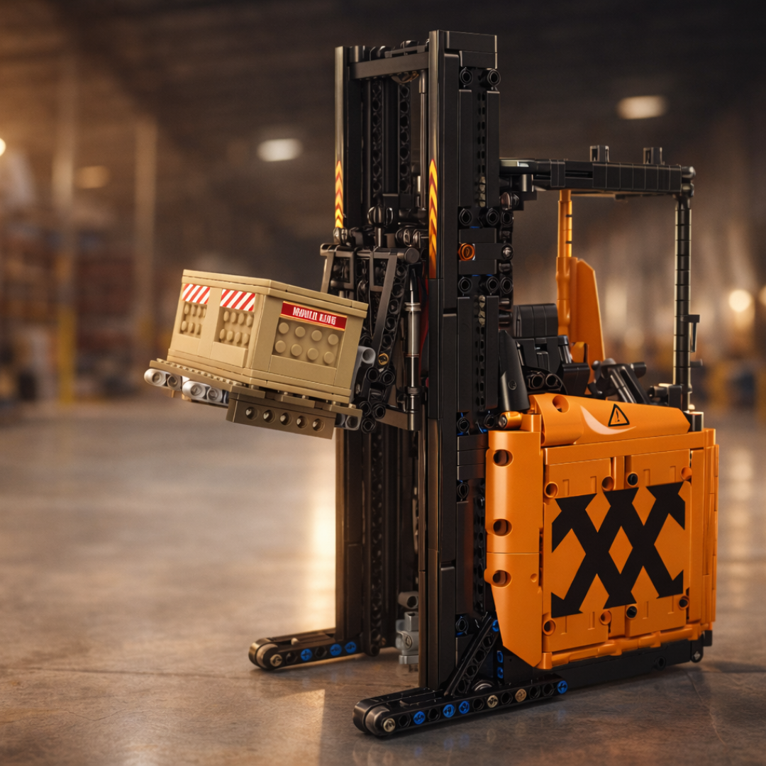 Empilhadeira de Prateleira (1506 peças)