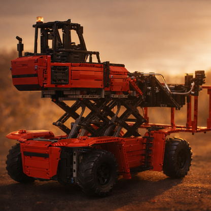 Empilhadeira de Contêineres Vermelha (4.878 peças)