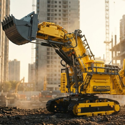 Escavadeira - Liebherr R 9800 Amarela (4767 peças)