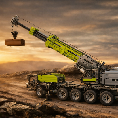 Caminhão Guindaste Telescópico (2.819 peças)