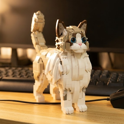 O Companheiro Perfeito: Gato Ragdoll (1438 peças)