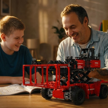 Empilhadeira de Contêineres Vermelha (4.878 peças)