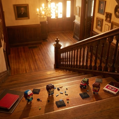 Stranger Things - Mike, Dustin, Lucas e Will (542 peças)