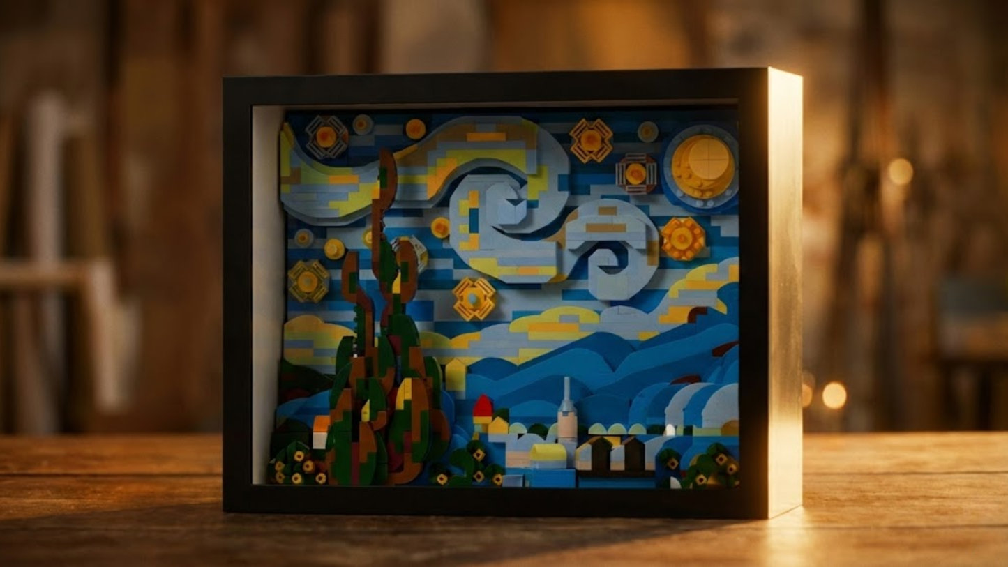 O Museu: A Noite Estrelada (1568 micro-peças)