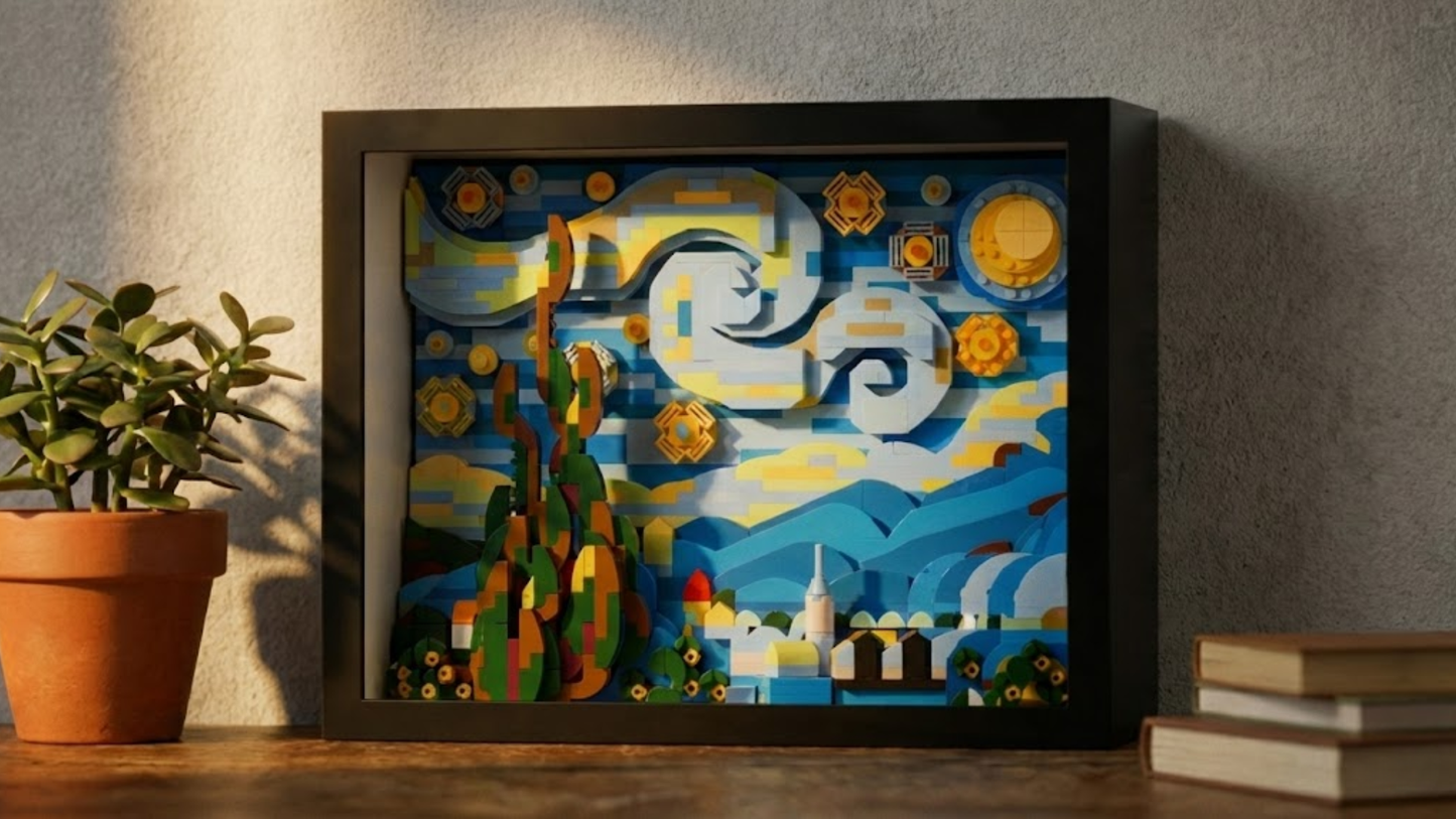 O Museu: A Noite Estrelada (1568 micro-peças)