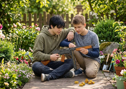 Submetralhadora Tommy Gun (1208 peças)