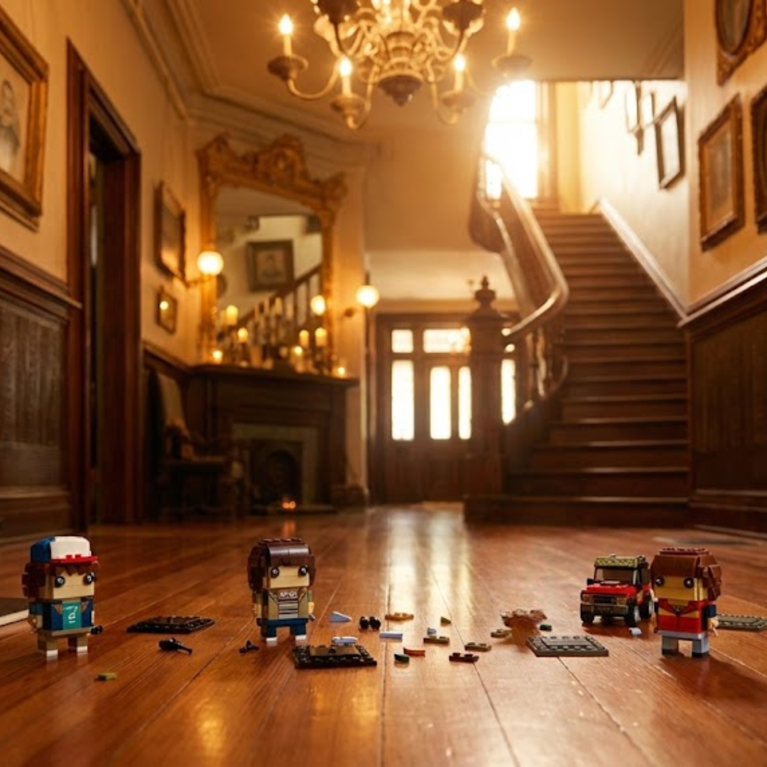 Stranger Things - Mike, Dustin, Lucas e Will (542 peças)