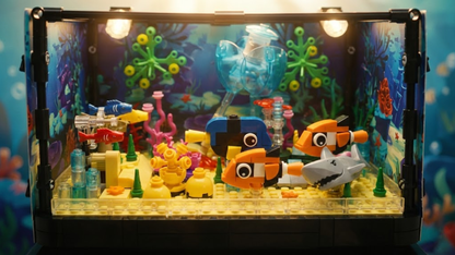 Aquário Tropical: Corais Iluminados (725 peças)