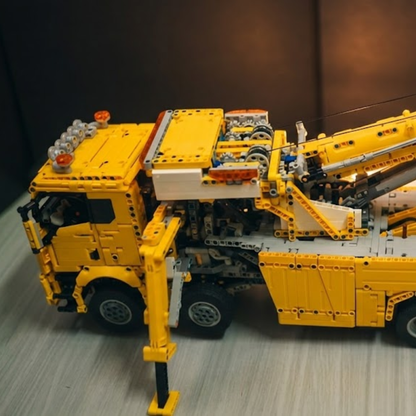 Caminhão Guincho MAN TGS Amarelo (4.883 peças)