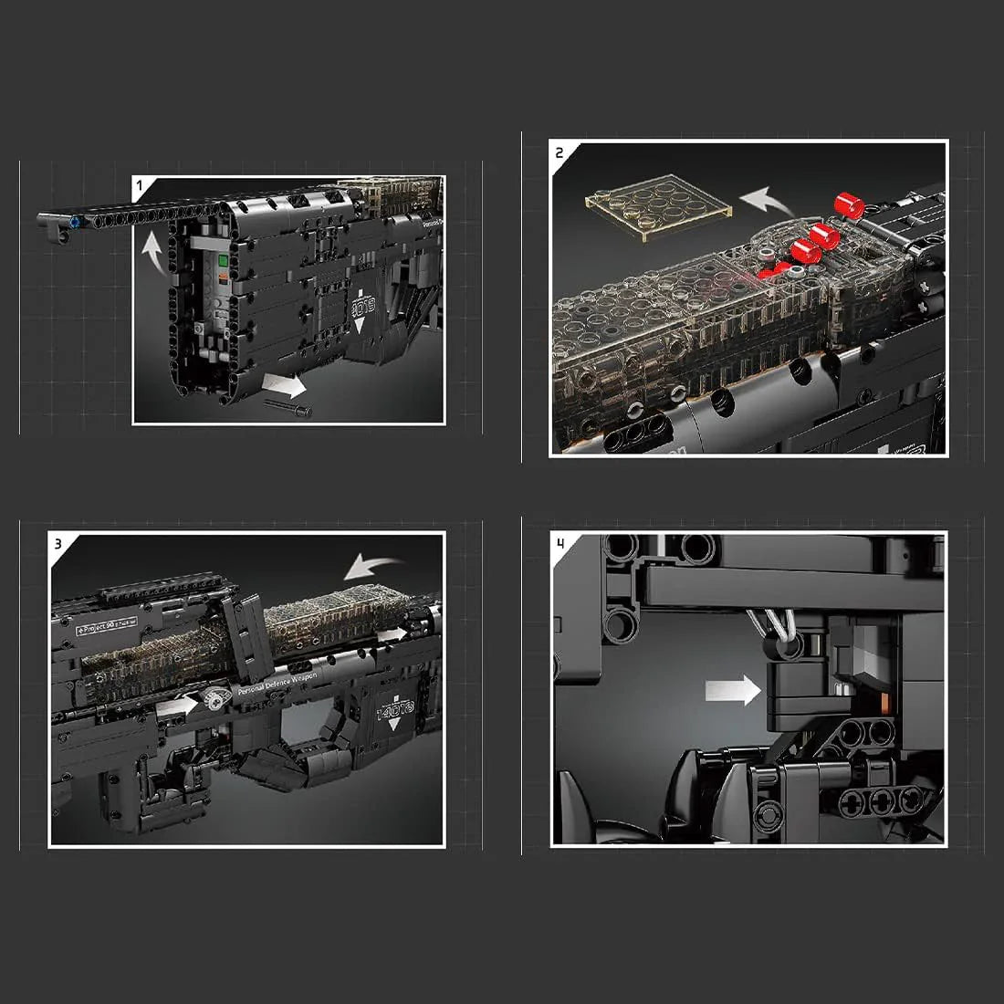 Submetralhadora FN P90 (1589 peças)