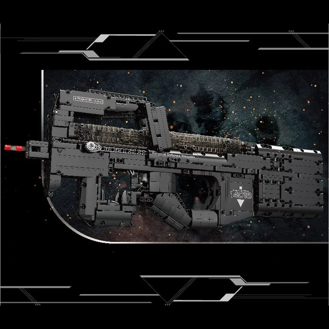 Submetralhadora FN P90 (1589 peças)