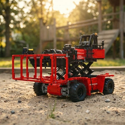 Empilhadeira de Contêineres Vermelha (4.878 peças)