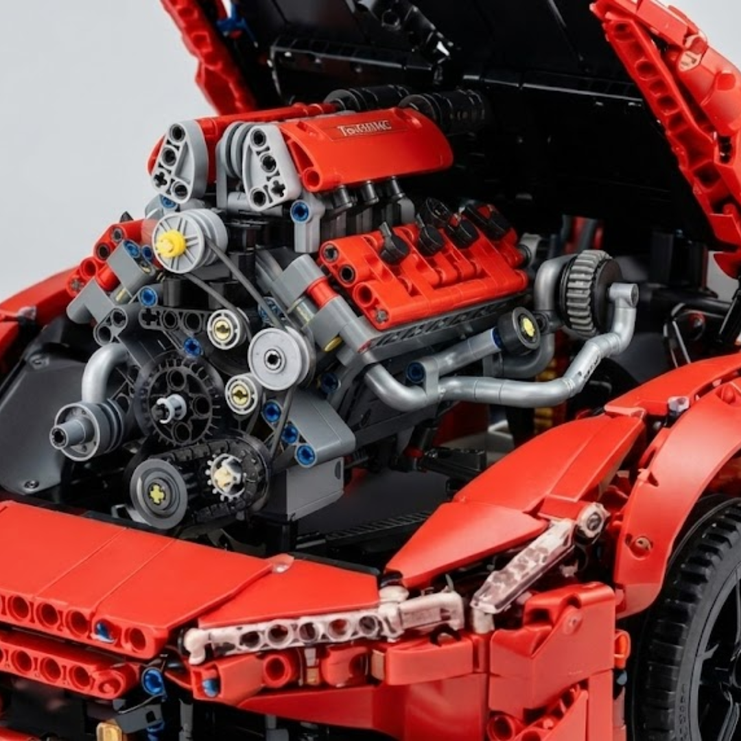 Tech-Turbo V8 (653 peças) - Brics Craft