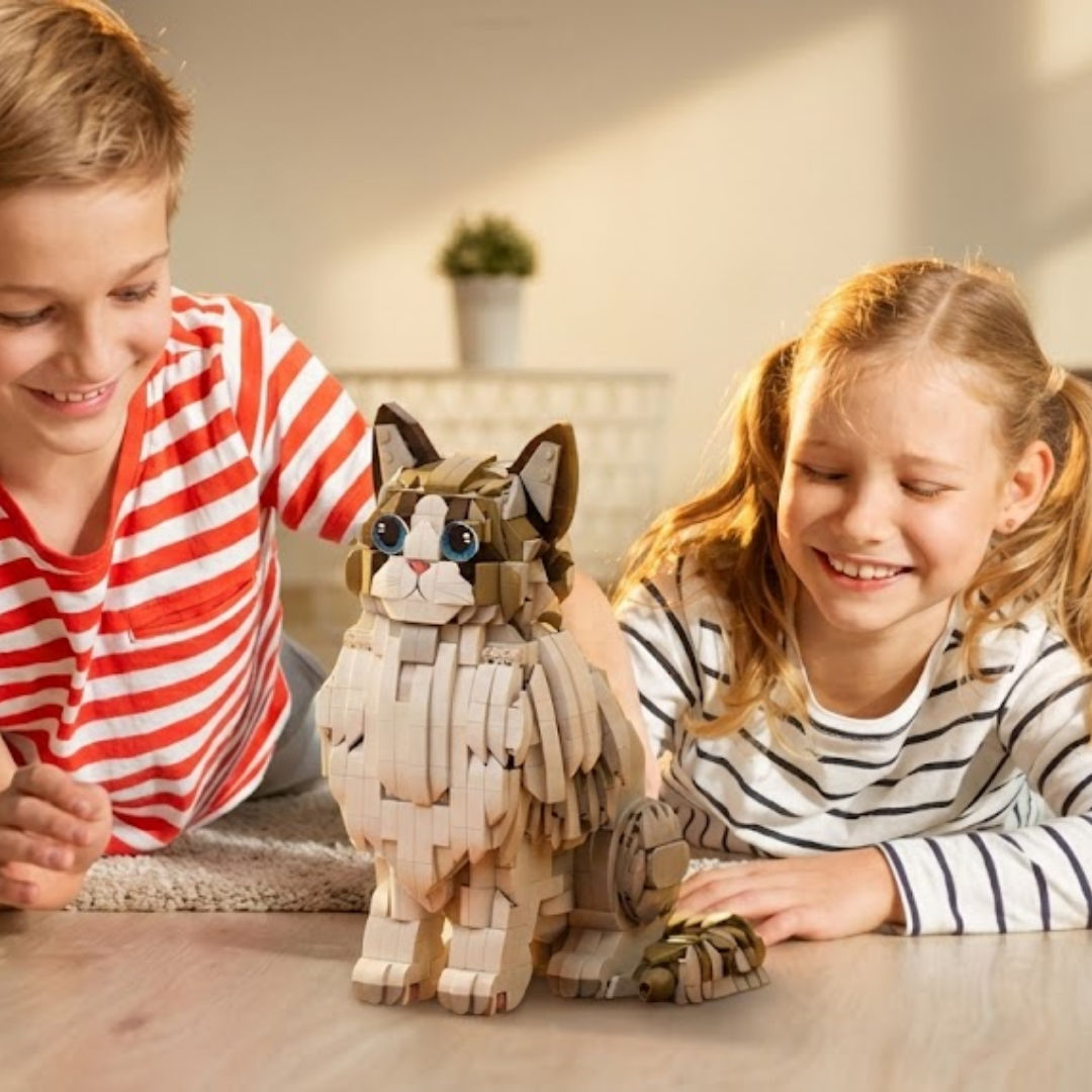 O Companheiro Perfeito: Gato Ragdoll (1438 peças)