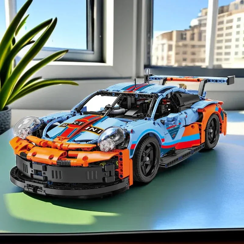 (76% OFF) Com Motor Boxer de 6 Cilindros e que Abre as Portas - Escala 1:10 - 1580 Peças - Brics Craft