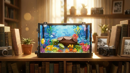 Aquário Iluminado: Tartaruga (753 peças)