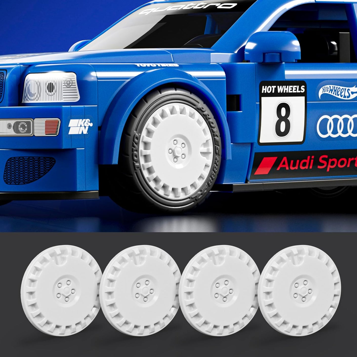 Hot Wheels - Audi Avant RS2 (253 peças)