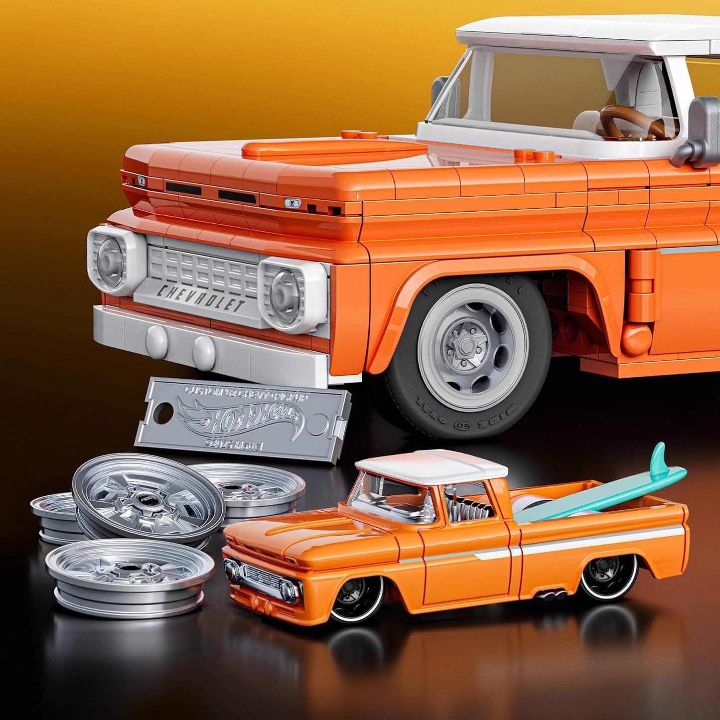 Hot Wheels - Custom Chevy Pickup (858 peças)
