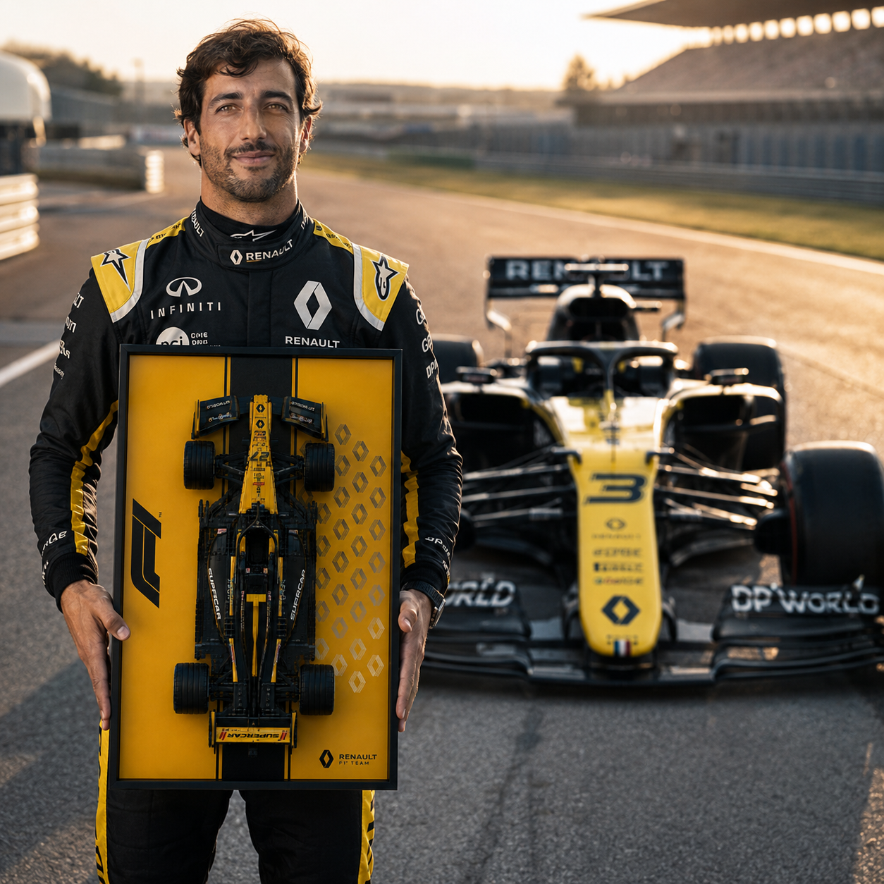 Quadro de Acrílico para F1 Renault