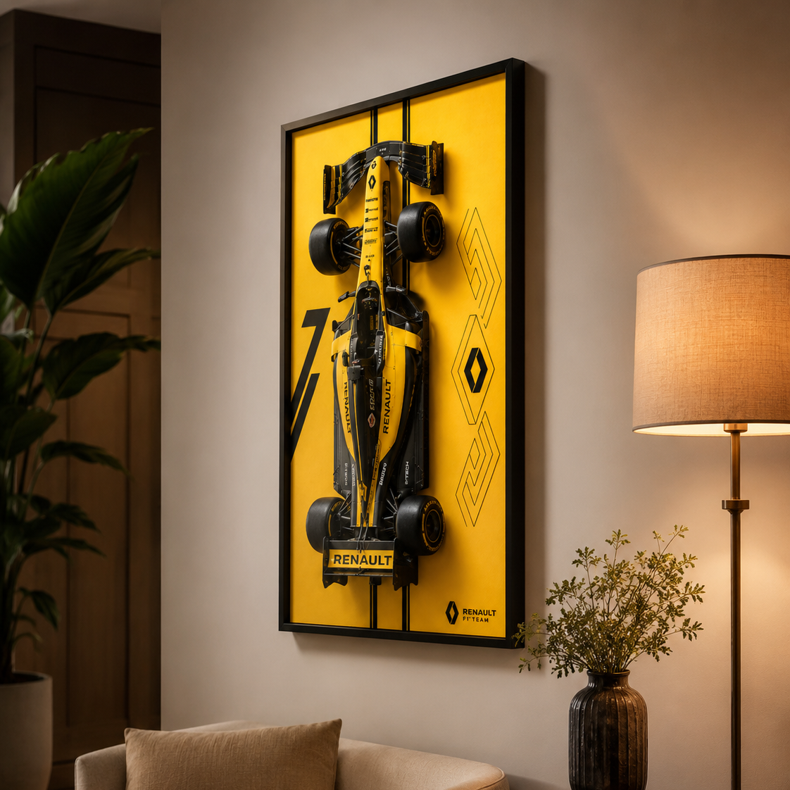 Quadro de Acrílico para F1 Renault