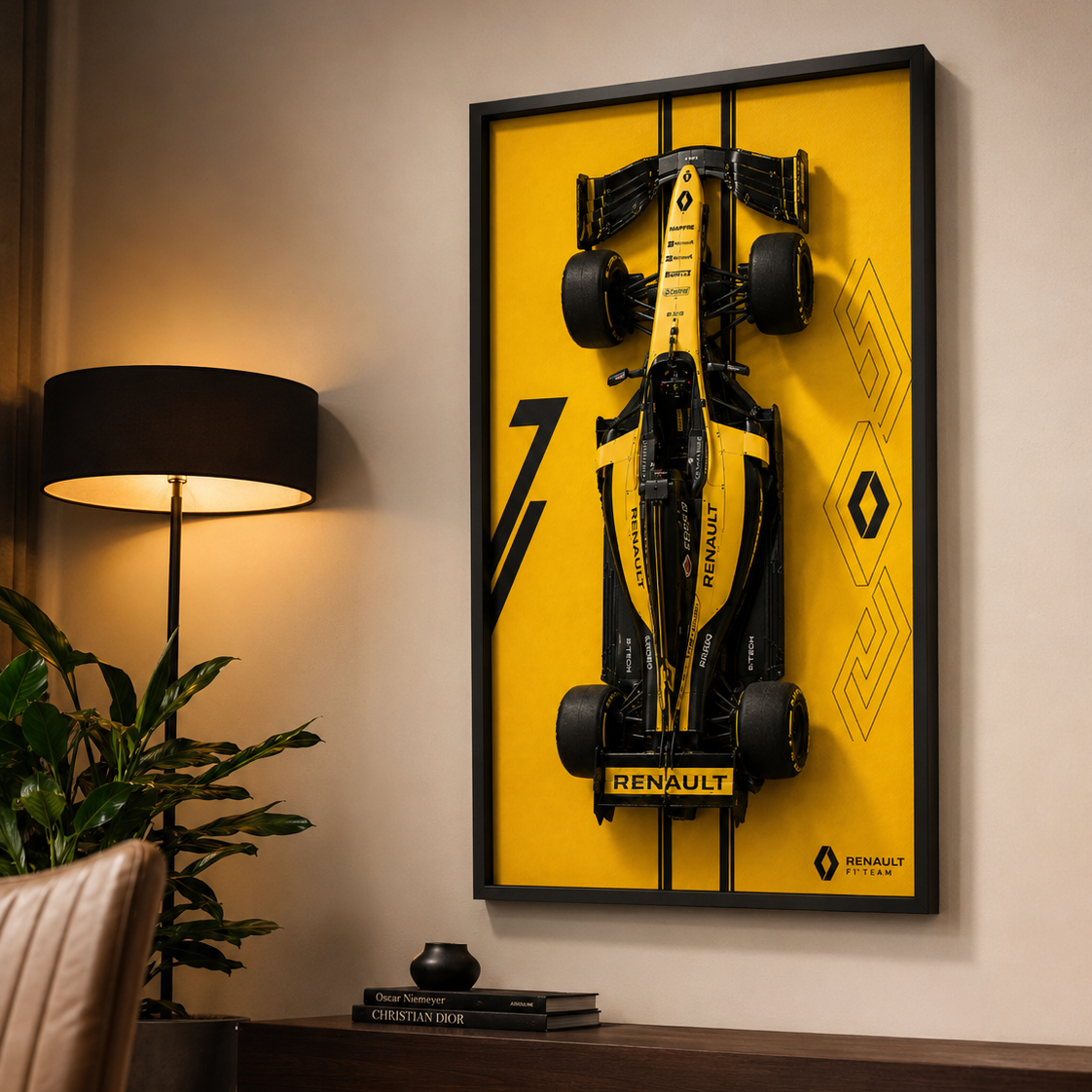 Quadro de Acrílico para F1 Renault