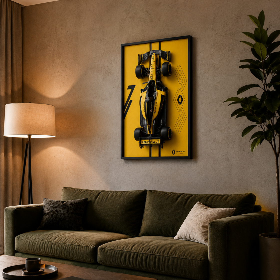 Quadro de Acrílico para F1 Renault