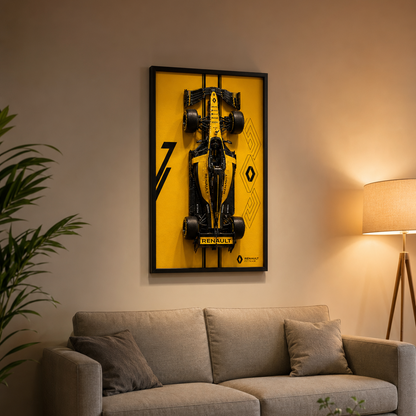 Quadro de Acrílico para F1 Renault