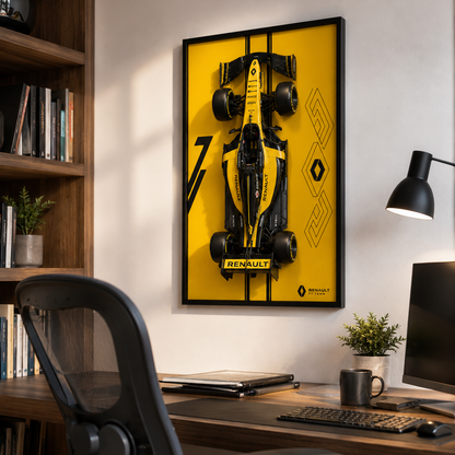 Quadro de Acrílico para F1 Renault
