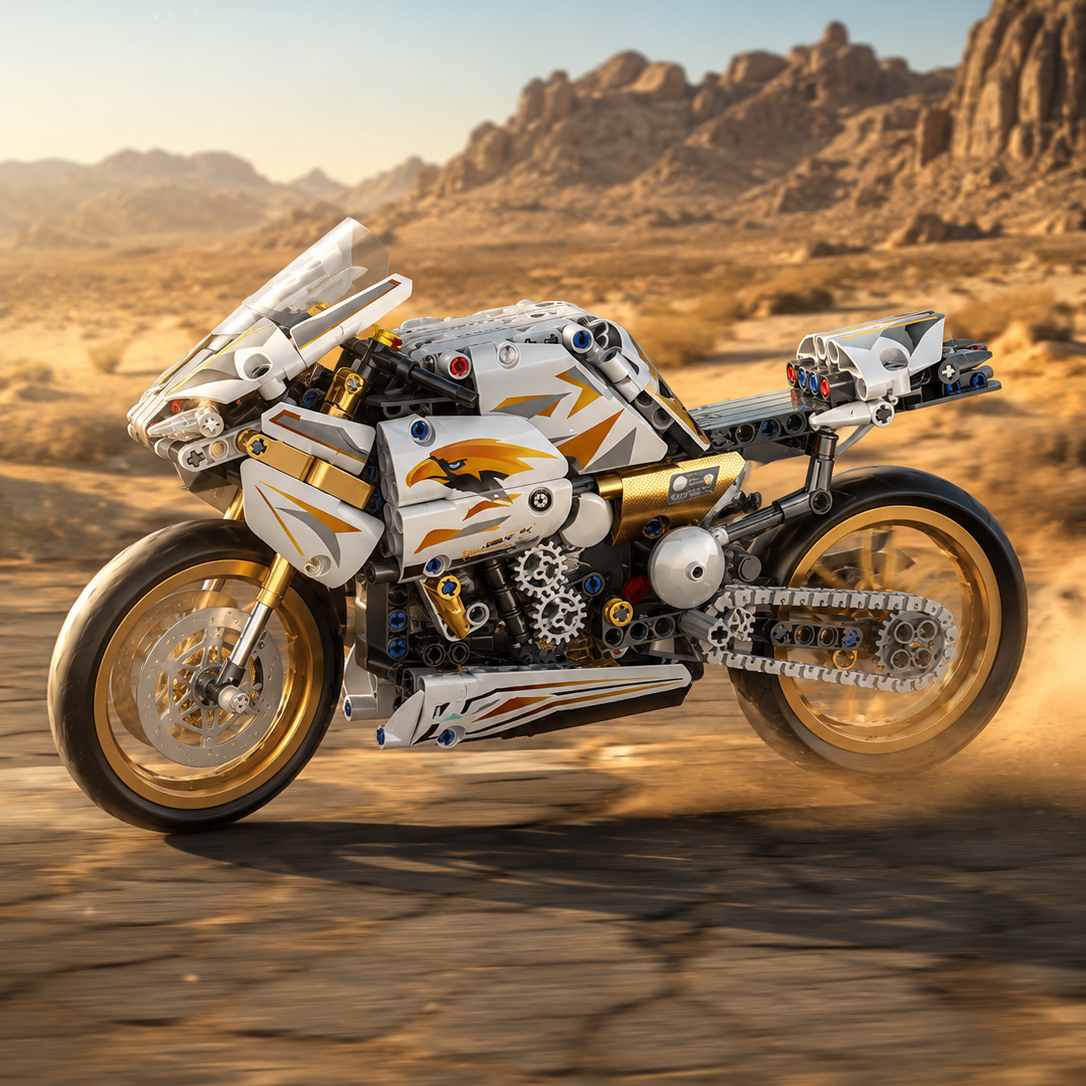 Moto Sport Platinum Warrior (574 peças)