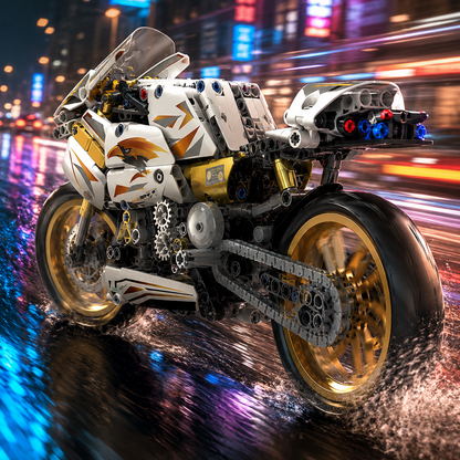 Moto Sport Platinum Warrior (574 peças)