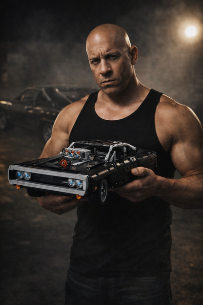 Dodge Charger 1970 - Velozes e Furiosos (1077 peças)