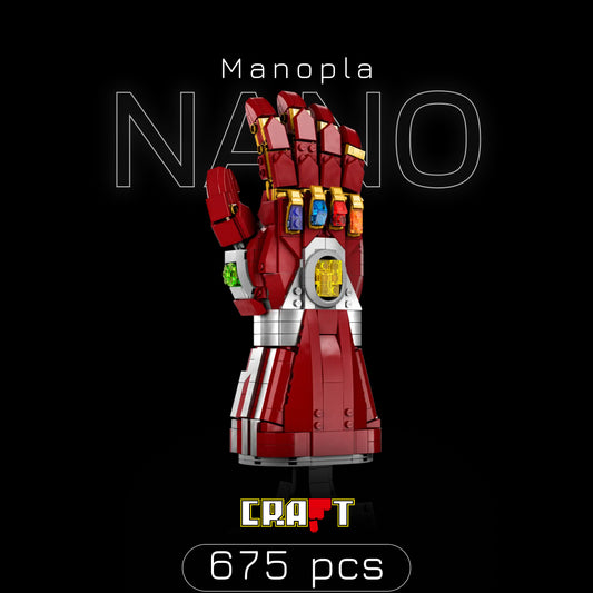 Manopla de Nanotecnologia do Tony Stark (675 peças)