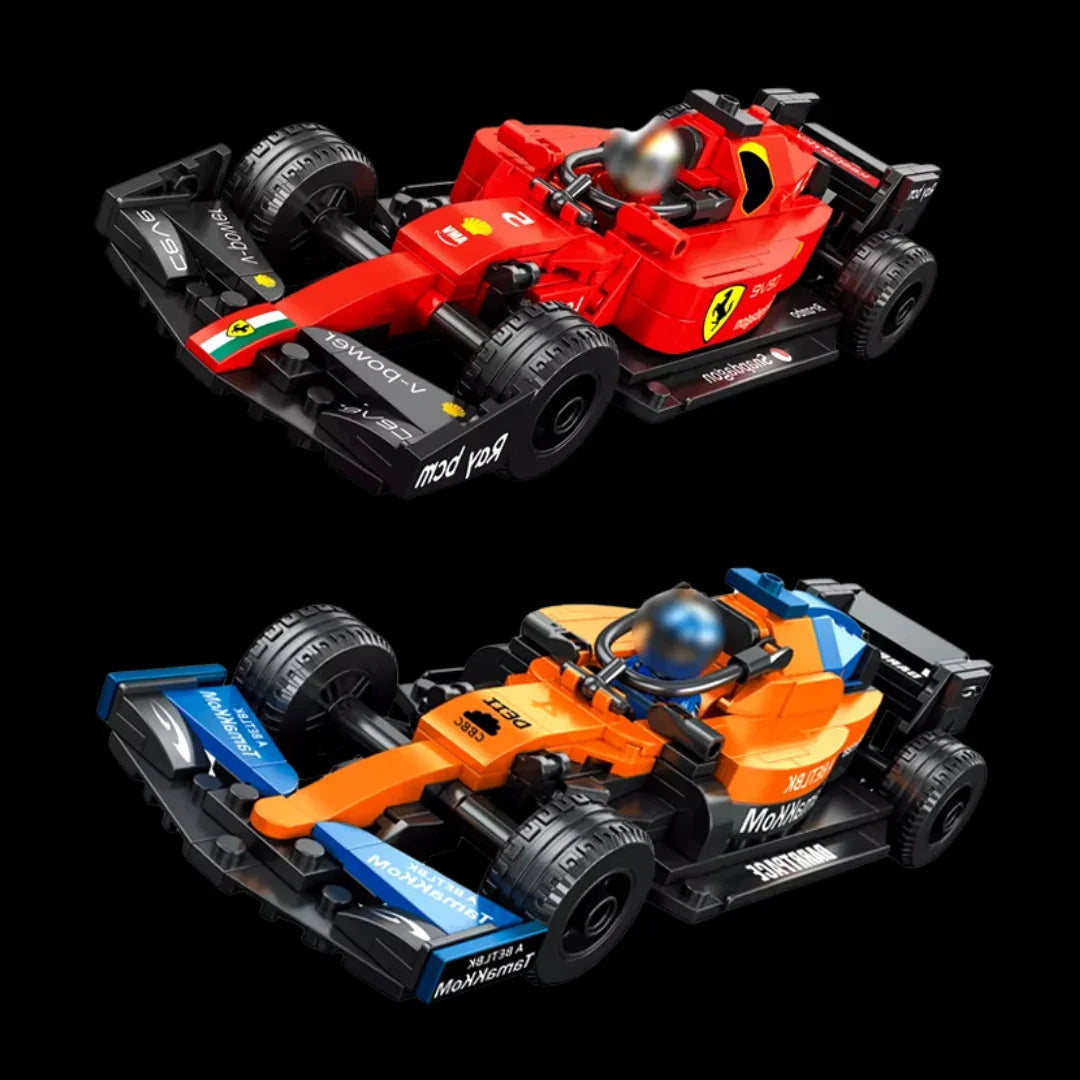 Compre Junto! Quatro miniaturas de Fórmula 1 + Quatro Pilotos de Corrida (Ferrari SF90, McLaren, Force India VJM10, Red Bull RB16B)