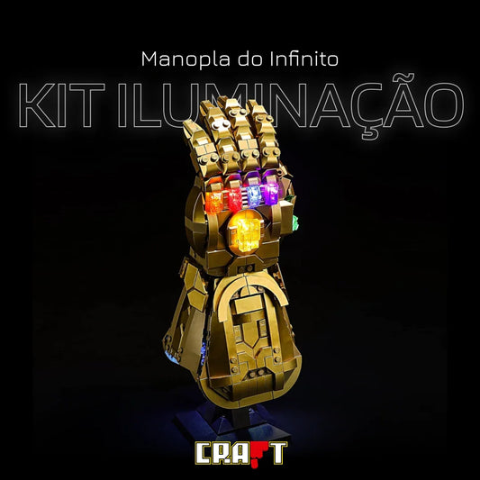Iluminação para a Manopla do Infinito