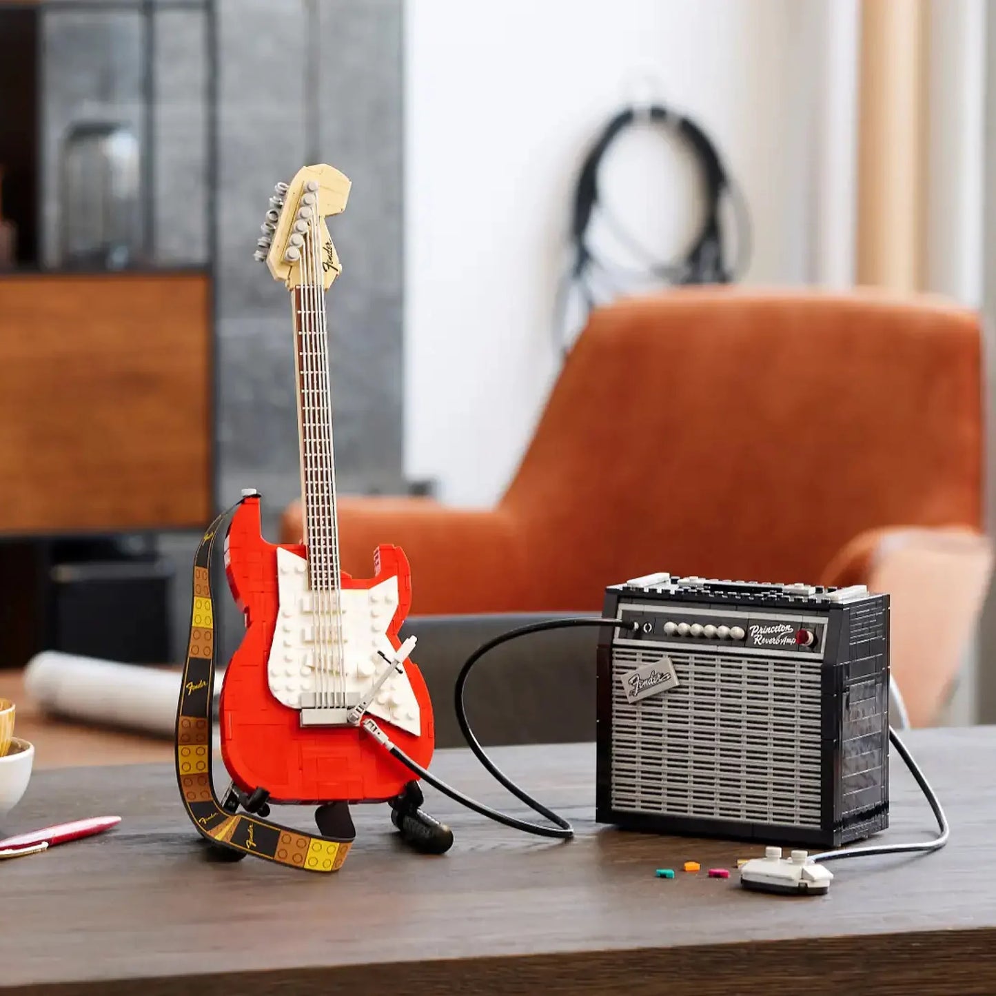 Guitarra Stratocaster (1074 peças)