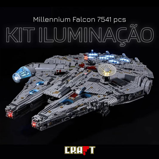 Iluminação para a Millennium Falcon (7541 peças)