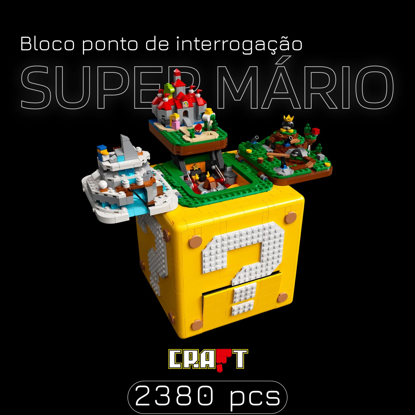 Bloco de Interrogação do Super Mário (2380 peças)