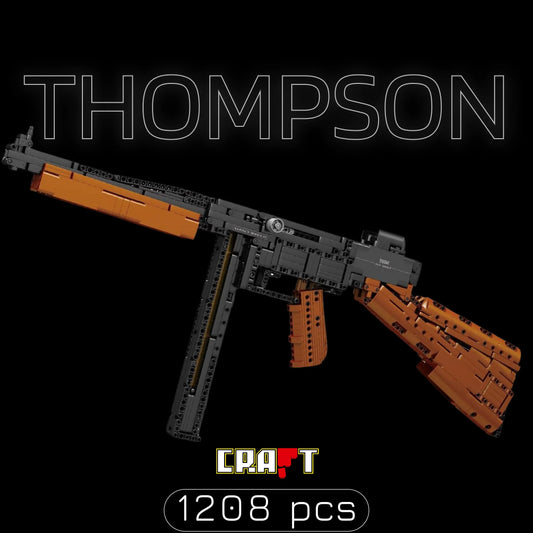 Submetralhadora Tommy Gun (1208 peças)