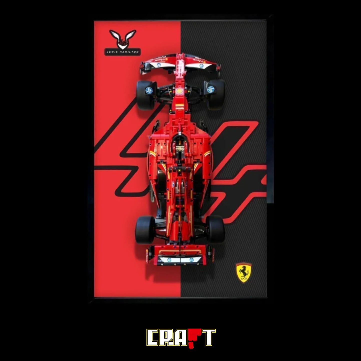 Quadro de Acrílico - Fórmula 1 Ferrari SF24