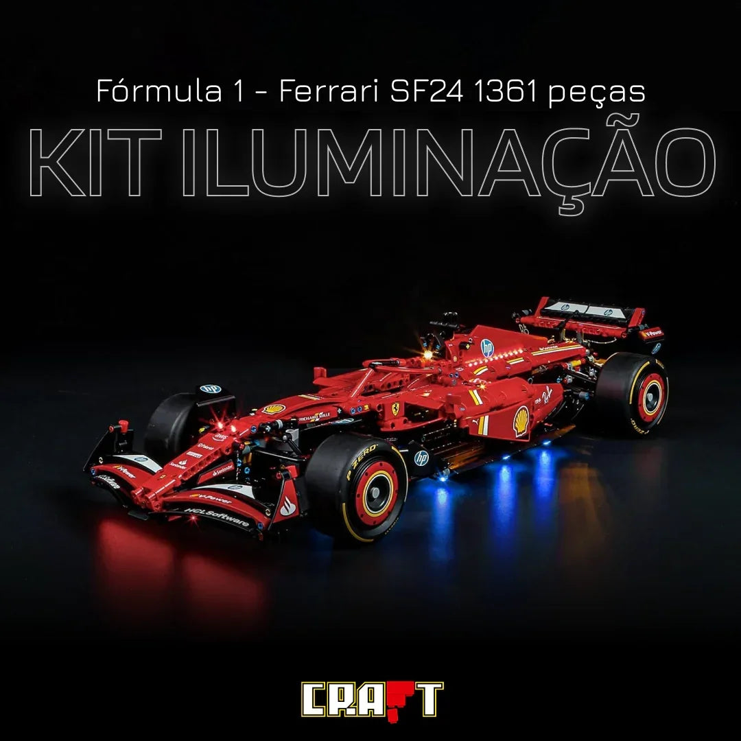 (71% OFF) Fórmula-1 da Ferrari - SF24 com 1361 peças