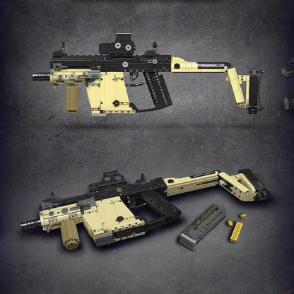 Submetralhadora Uzi (1558 peças)