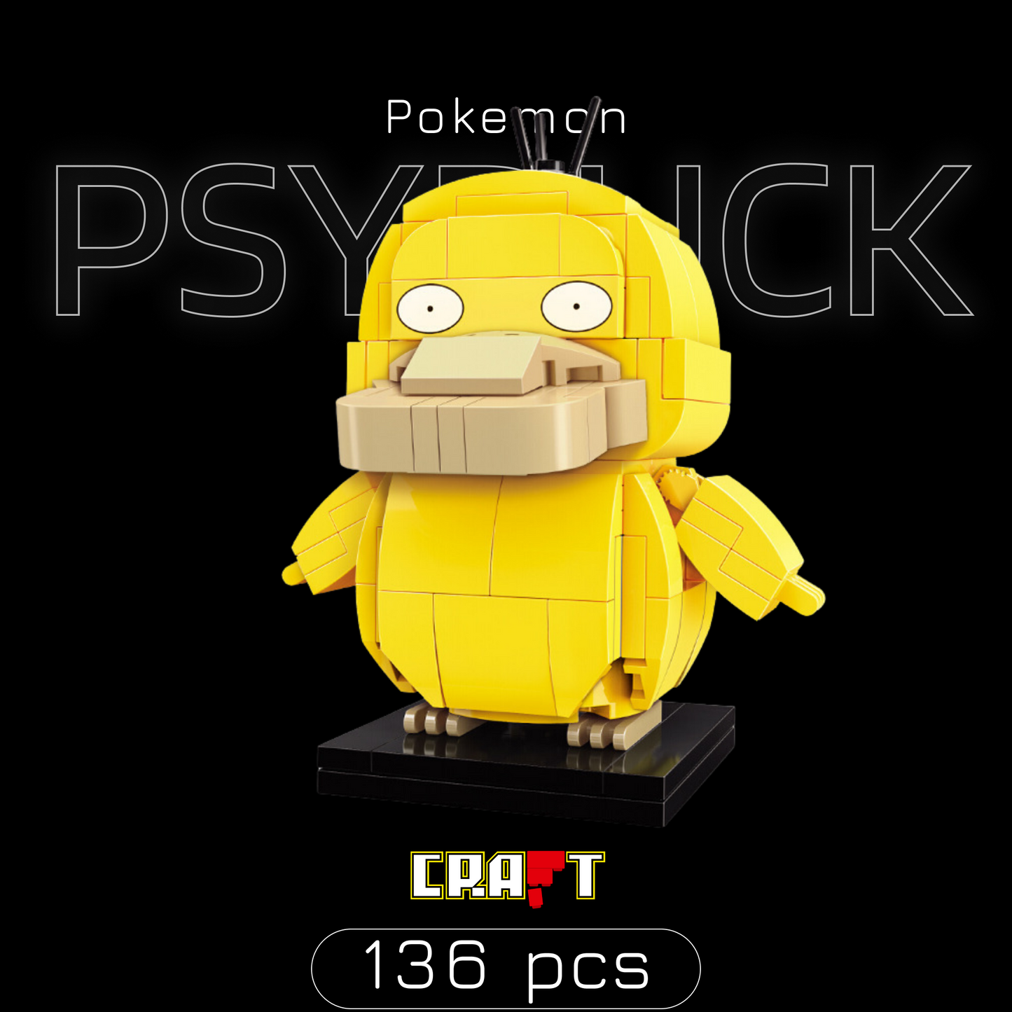 Pokemon - Psyduck (136 peças)