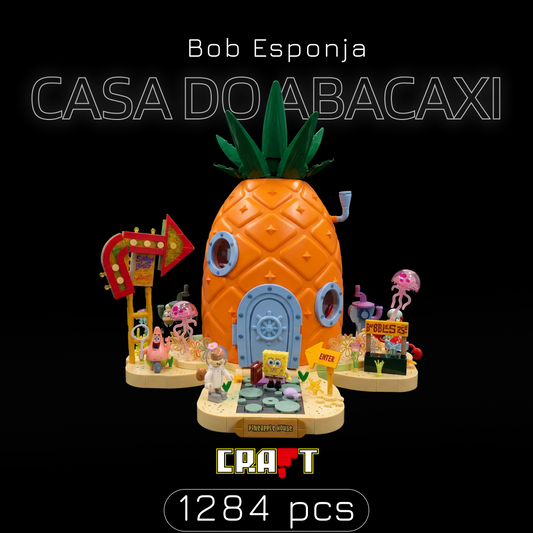 Bob Esponja - Casa do Abacaxi (1284 peças)